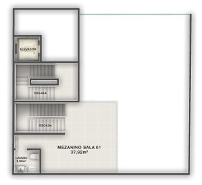 Planta Sala Mezanino - A
